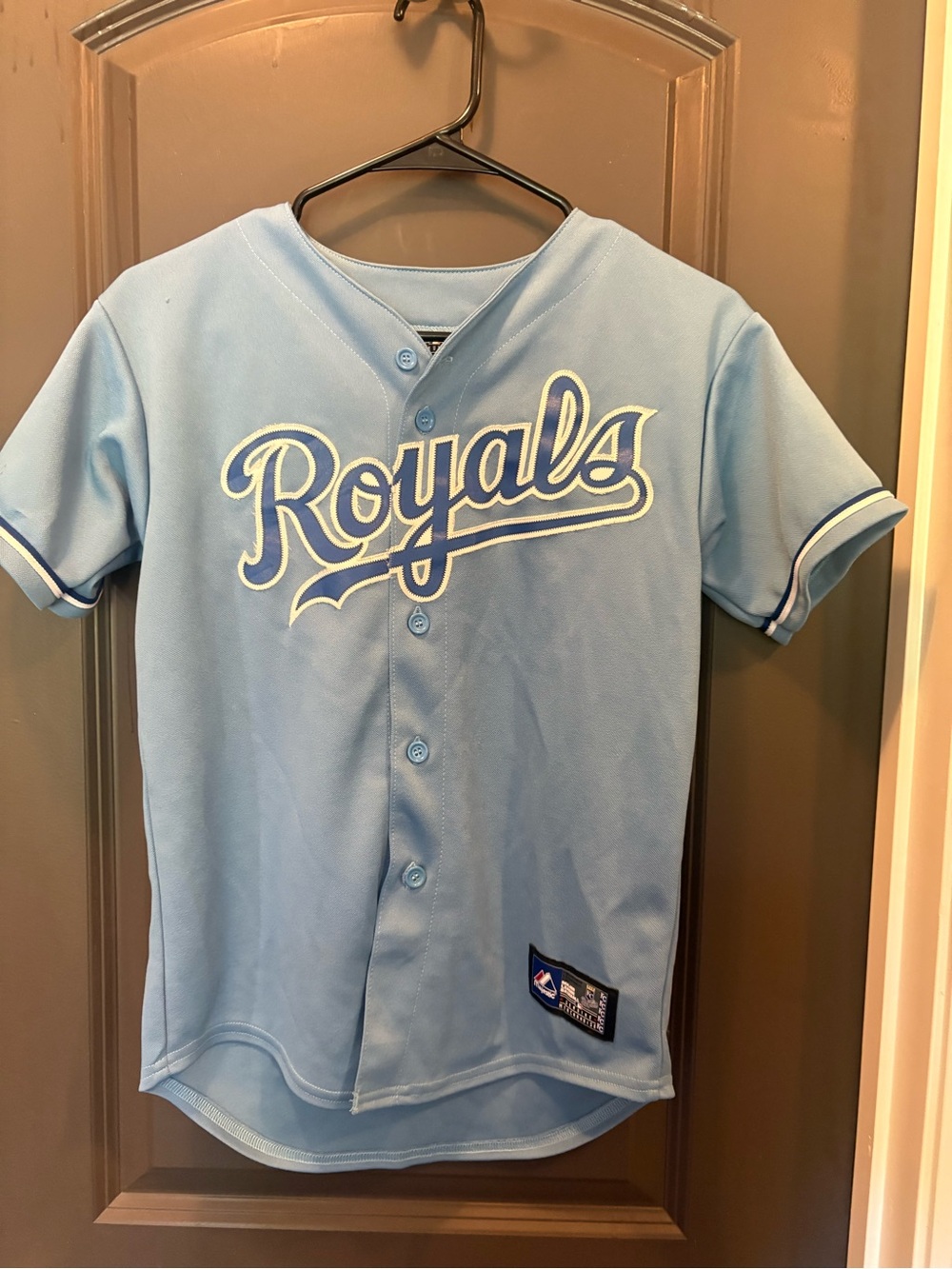 Majestic Kansas City Royals Youth Medium Jersey